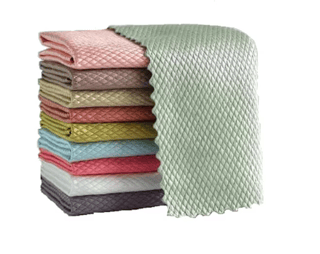 Set Lavete din Microfibră 25 x 25 cm, Absorbante, Fără Urme