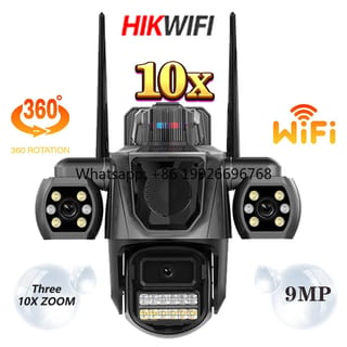 Cameră de Supraveghere Exterior V380 Pro cu Alimentare, Obiective Multiple