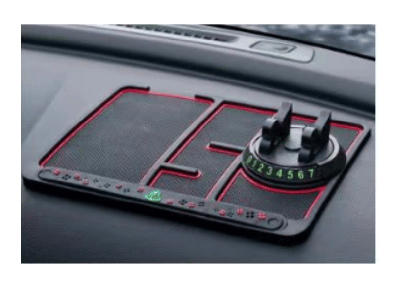 Suport Auto de Bord pentru Telefon, cu Plăcuță pentru Număr