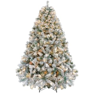 Set 2 Brăduți Solari Decorativi cu LED, pentru Grădină