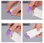 Epilator Electric Sensa Soft, Reîncărcabil USB, pentru Piele Fină
