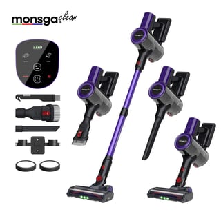 Aspirator Vertical Wireless Gri, Reîncărcabil, pentru Casă