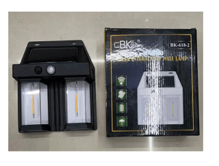 Lampă Solară LED pentru Gard și Perete, Aprindere Automată
