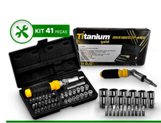 Trusă de Scule Titanium 41 Piese, Șurubelnițe și Chei
