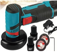Mini Polizor Unghiular cu Acumulator, Discuri Incluse
