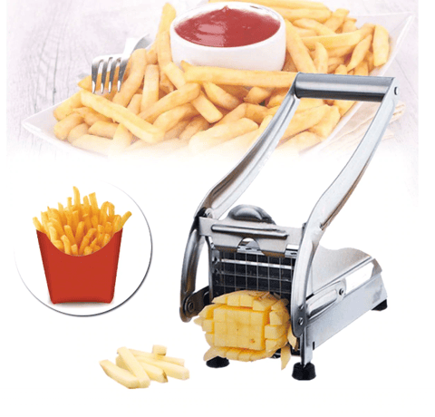 Aparat Manual pentru Tăiat Cartofi Pai, Lame Inox, Cartofi Prăjiți ca la Restaurant
