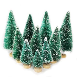 Set 2 Brăduți Solari Decorativi cu LED, pentru Grădină