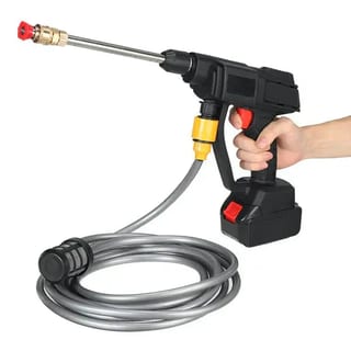 Pistol de Spălat cu Presiune cu Acumulator 48 V și Rezervor de Detergent