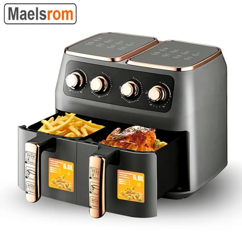 Cuptor cu Halogen și Air Fryer RAF 12 L, Bol de Sticlă