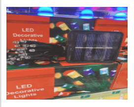 Instalație de Crăciun Solară cu LED, Fără Priză, pentru Exterior