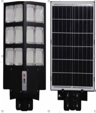 Lampă Solară Stradală cu Telecomandă și Senzor de Mișcare, pentru Curte