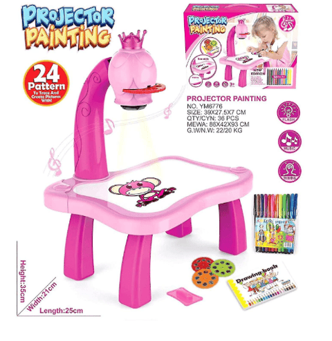 Tablă Magnetică pentru Copii Girafă, Model Mic, Desen și Învățare
