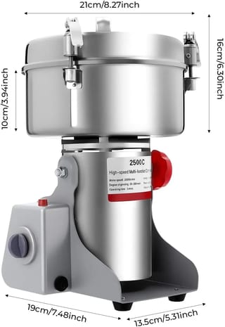Tocător Electric 8 L, 4500 W, Bol Inox, pentru Cantități Mari