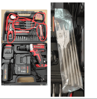 Bormașină Autofiletantă cu Acumulator 36 V în Trusă cu Accesorii