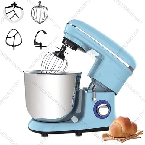 Mixer Planetar cu Bol 6 L, 1500 W, Teluri Inox și Turbo