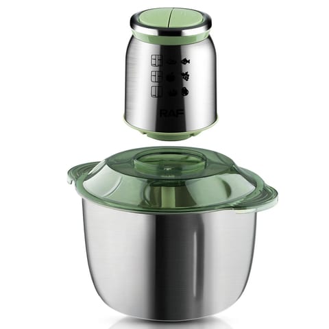 Tocător Electric RAF 5 L, 1000 W, Bol Inox