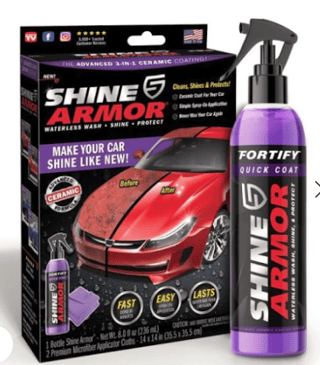 Soluție Ceramică de Lustruire Auto Shine Armour, Luciu și Protecție pentru Vopsea