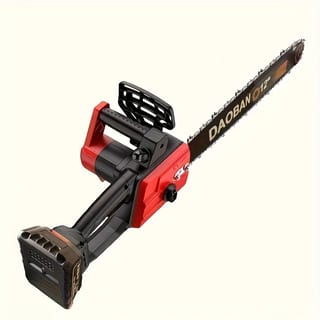 Drujbă cu Acumulator 12 inch și 2 Acumulatori, Tăiere Rapidă a Lemnului