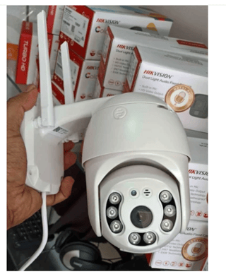 Cameră de Supraveghere WiFi Smart 360° PTZ, Vedere Nocturnă și Detecție Mișcare