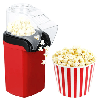 Aparat de Popcorn 1200 W, Floricele Proaspete ca la Cinema în 3 Minute