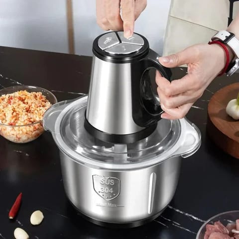 Tocător Electric RAF 6 L, 1000 W, Bol Inox