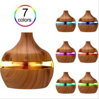 Umidificator de Aer cu Telecomandă și Lumini Colorate