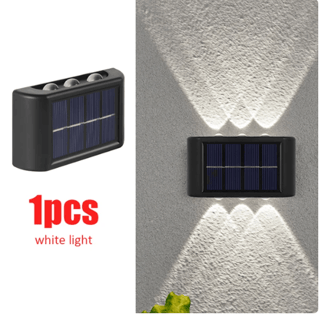 Lampă Solară de Perete cu LED, Aprindere Automată