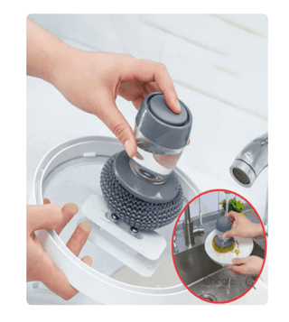 Set Bureți de Sârmă pentru Vase, Îndepărtează Arsurile