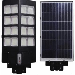 Lampă Solară Stradală cu Telecomandă și Senzor de Mișcare, pentru Curte
