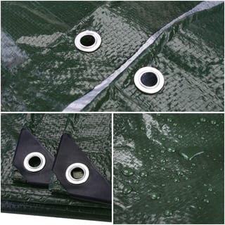 Prelată Impermeabilă Albastră, cu Ochiuri Metalice, Tratată UV