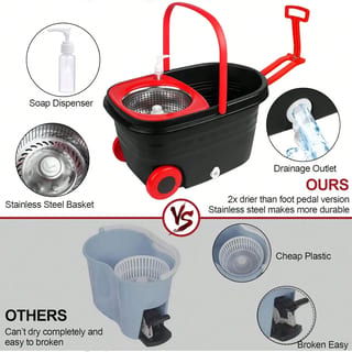 Mop Extensibil pentru Spații Înguste, Curăță sub Mobilă și Electrocasnice
