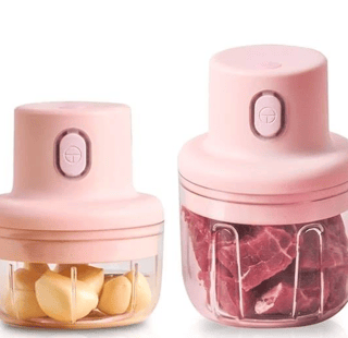 Mini Tocător pentru Usturoi cu Șnur, 100 ml, Tocare Rapidă Fără Curent