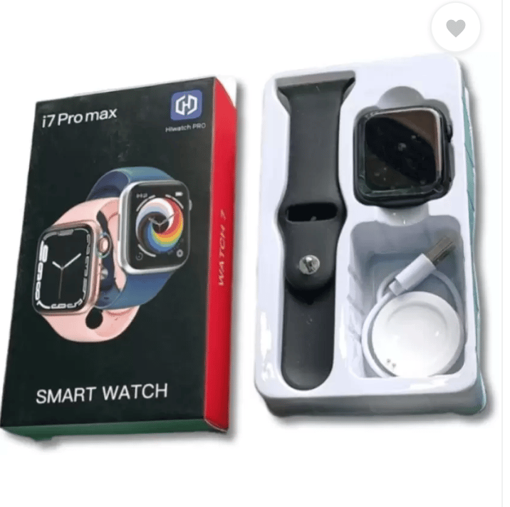 Ceas Inteligent Fitness i7 Pro Max, Notificări, Puls și Pași
