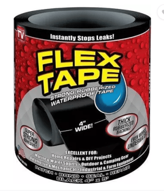 Bandă Adezivă Impermeabilă Flex Tape 1,2 m, Repară Instant Scurgeri și Fisuri