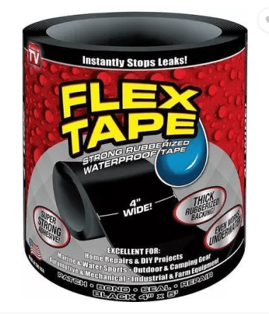 Bandă Adezivă Impermeabilă Flex Tape 1,2 m, Repară Instant Scurgeri și Fisuri