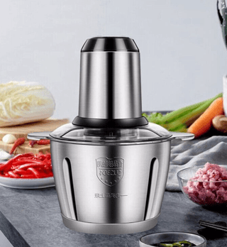 Blender pentru Alimente 2 L, Lame Inox, Tocare Rapidă