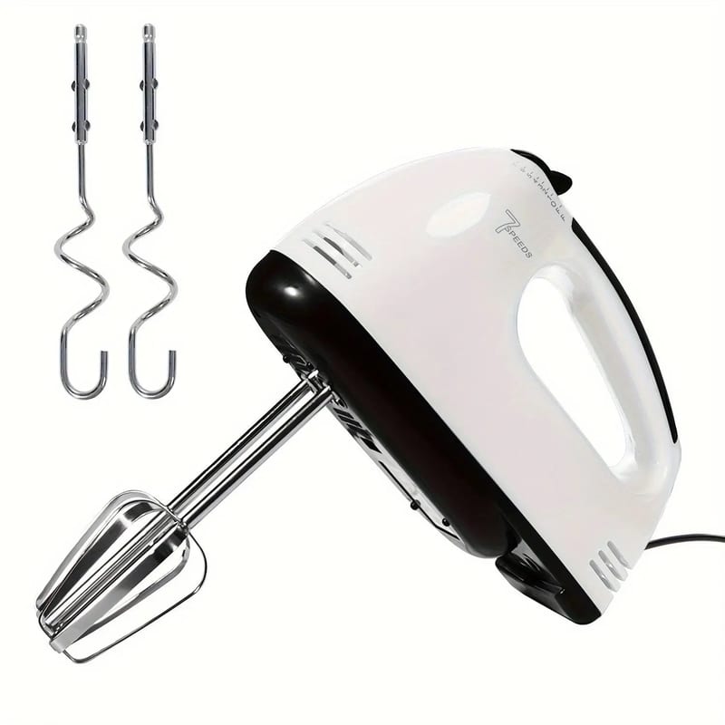 Mixer de Mână 260 W cu 7 Viteze, Teluri Inox