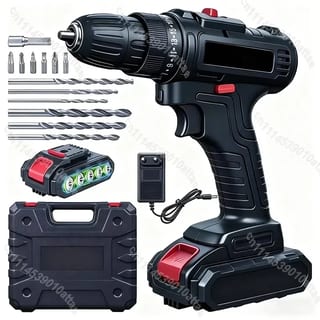 Bormașină Compactă cu 2 Acumulatori 24 V, în Trusă