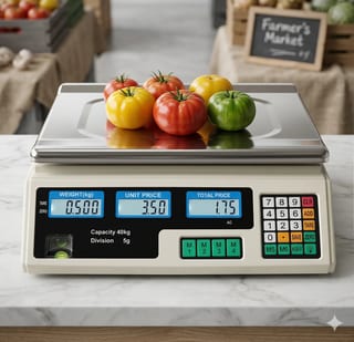 Cântar Electronic Portabil, Capacitate 40 kg